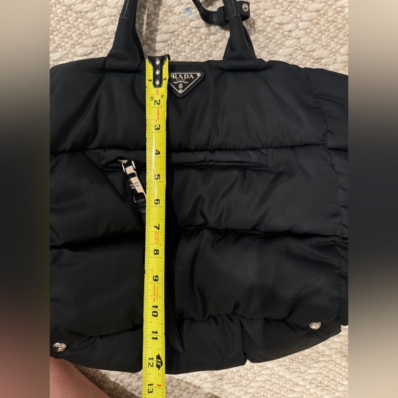 PRADA - Bomber Convertible Tote Quilted Tessuto - Picture 7 of 14